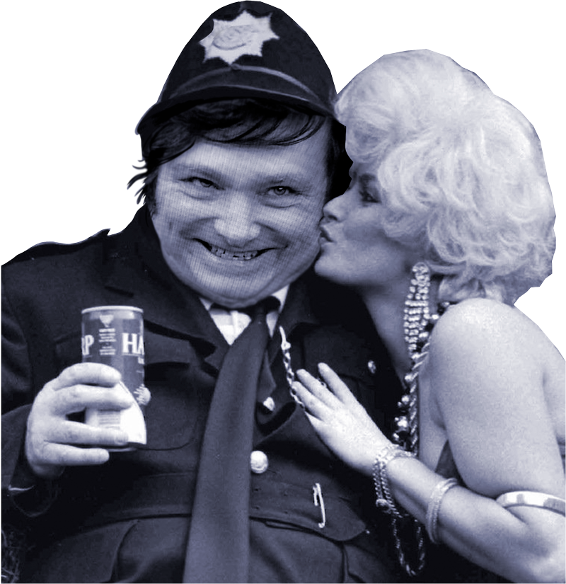 milei y benny hill